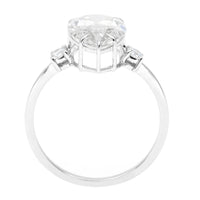 3.13 Carats Lab Grown Diamond 14K Gold Ring