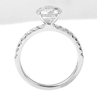2.22 Carats Lab Grown Diamond 14K Gold Ring