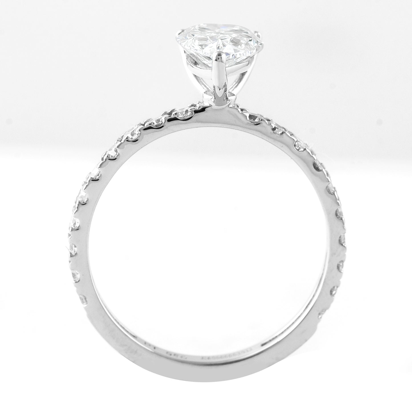 2.00 Carats Lab Grown Diamond 950 Platinum Ring