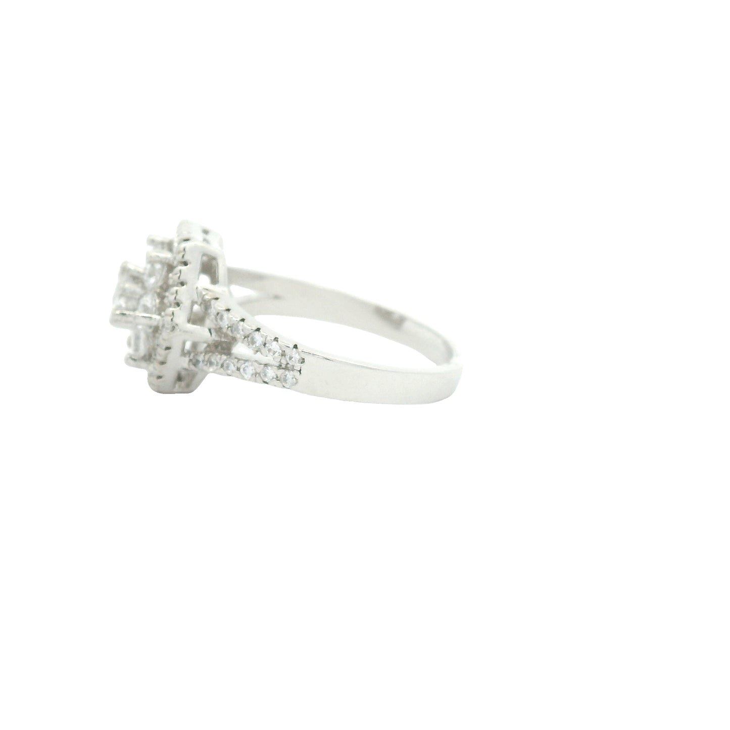 4.13 Ct Cubic Zirconia 925 Sterling Silver Ring