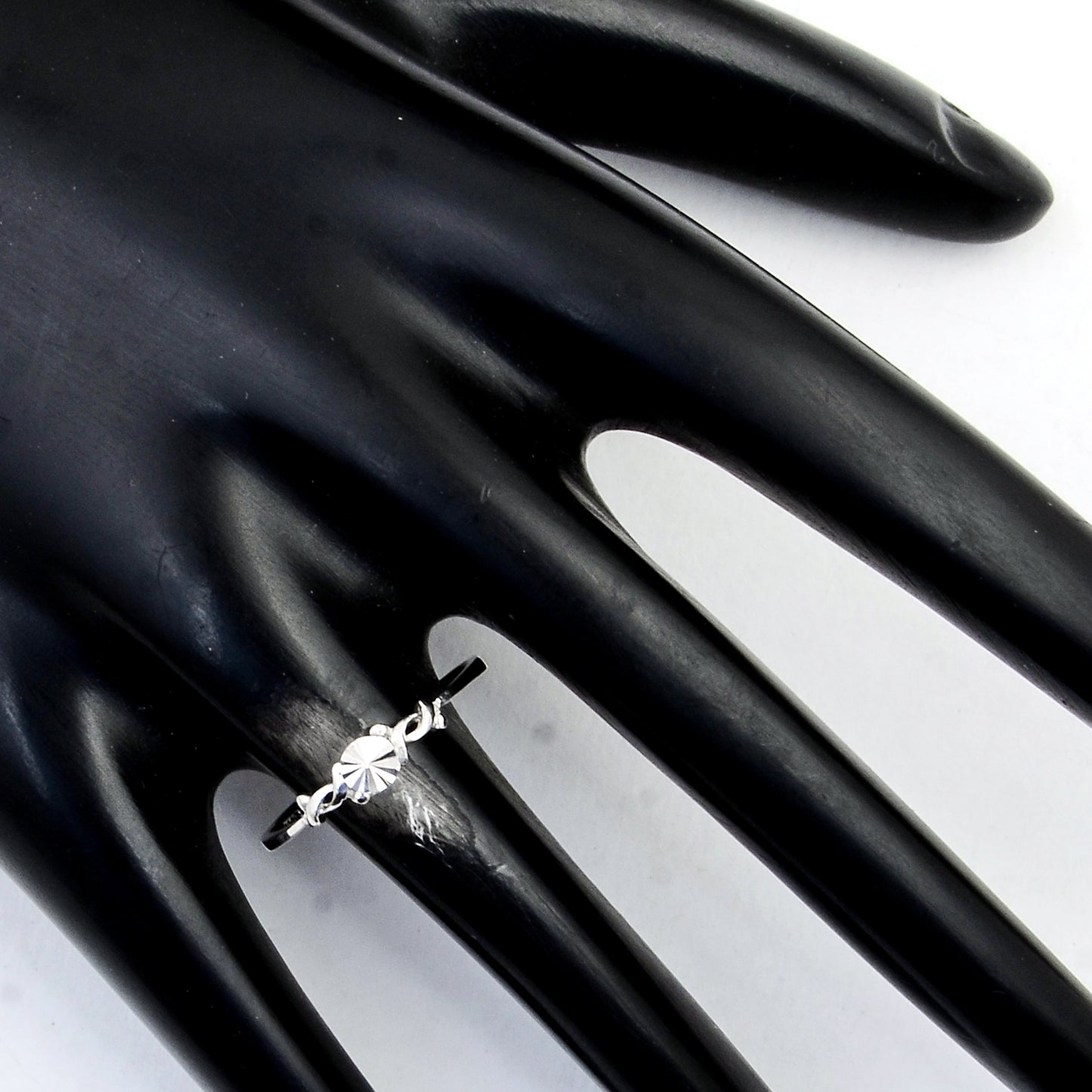 0.00 Ct Plain 925 Sterling Silver Ring