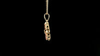 1.23 Ct Marquise Tourmaline 14K Gold Pendant
