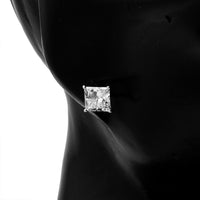3.78 Carats Lab Grown Diamond 14K Gold Earrings