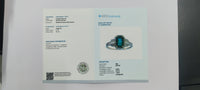 1.61 Ct Octagon Step Cut Natural Emerald 14K Gold Ring