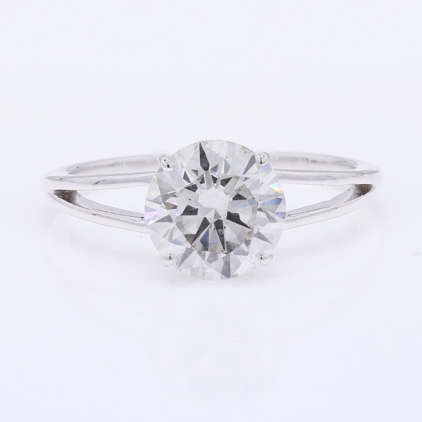 2.12 Carats Lab Grown Diamond 14K Gold Ring