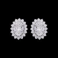 3.62 Carats Lab Grown Diamond 14K Gold Earrings