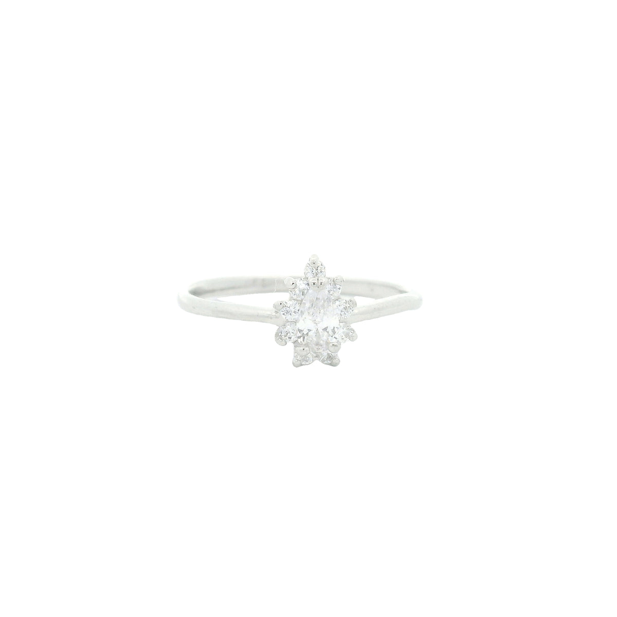 0.51 Ct Cubic Zirconia 925 Sterling Silver Ring