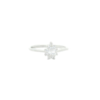 0.51 Ct Cubic Zirconia 925 Sterling Silver Ring