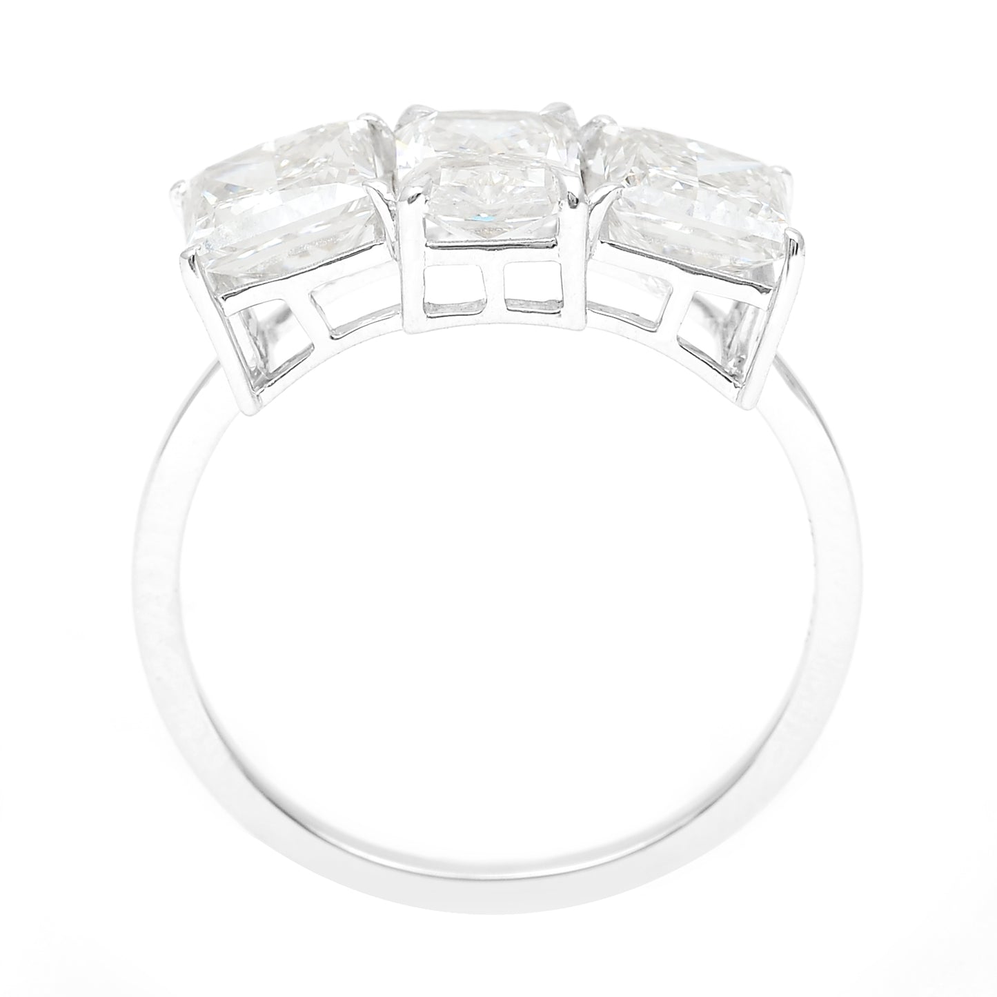 3.15 Carats Lab Grown Diamond 14K Gold Ring