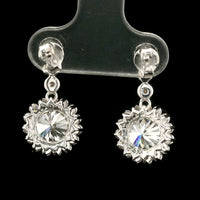 3.83 Carats Lab Grown Diamond 14K Gold Earrings