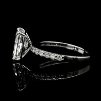 2.78 Carats Lab Grown Diamond 950 Platinum Ring