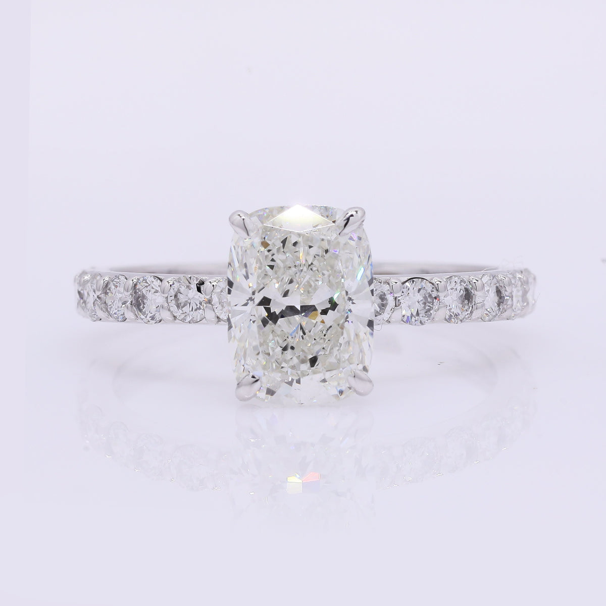 2.52 Carats Lab Grown Diamond 14K Gold Ring
