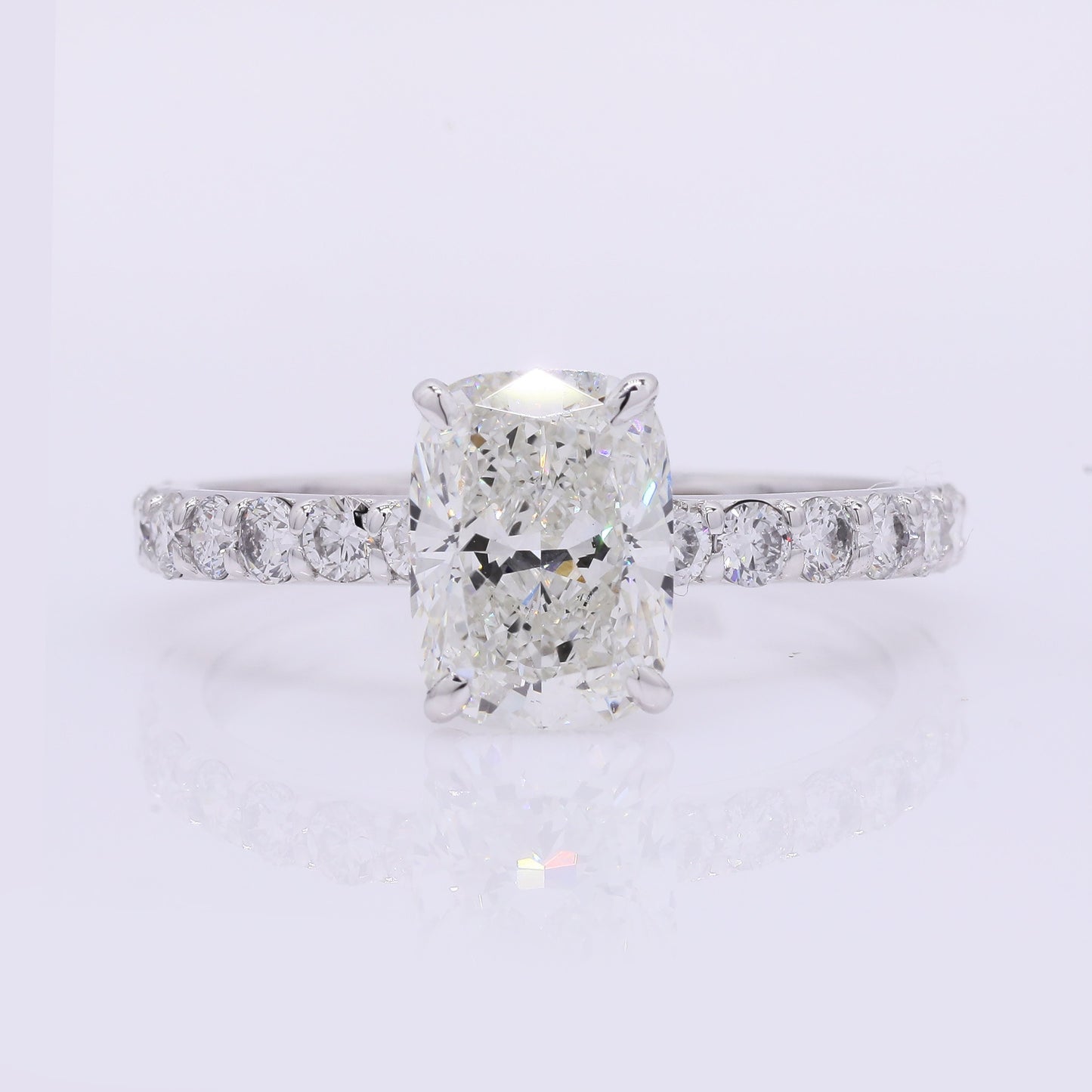2.52 Carats Lab Grown Diamond 14K Gold Ring