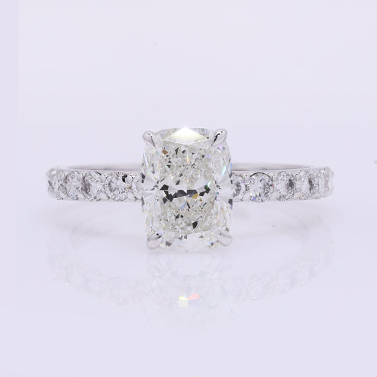 2.52 Carats Lab Grown Diamond 14K Gold Ring