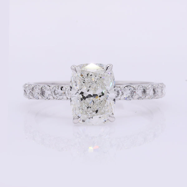 2.52 Carats Lab Grown Diamond 14K Gold Ring
