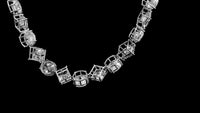 67.76 Carats Lab Grown Diamond 14K Gold Necklace