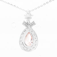 1.56 Carats Pink Lab Grown Diamond 14K Gold Pendant