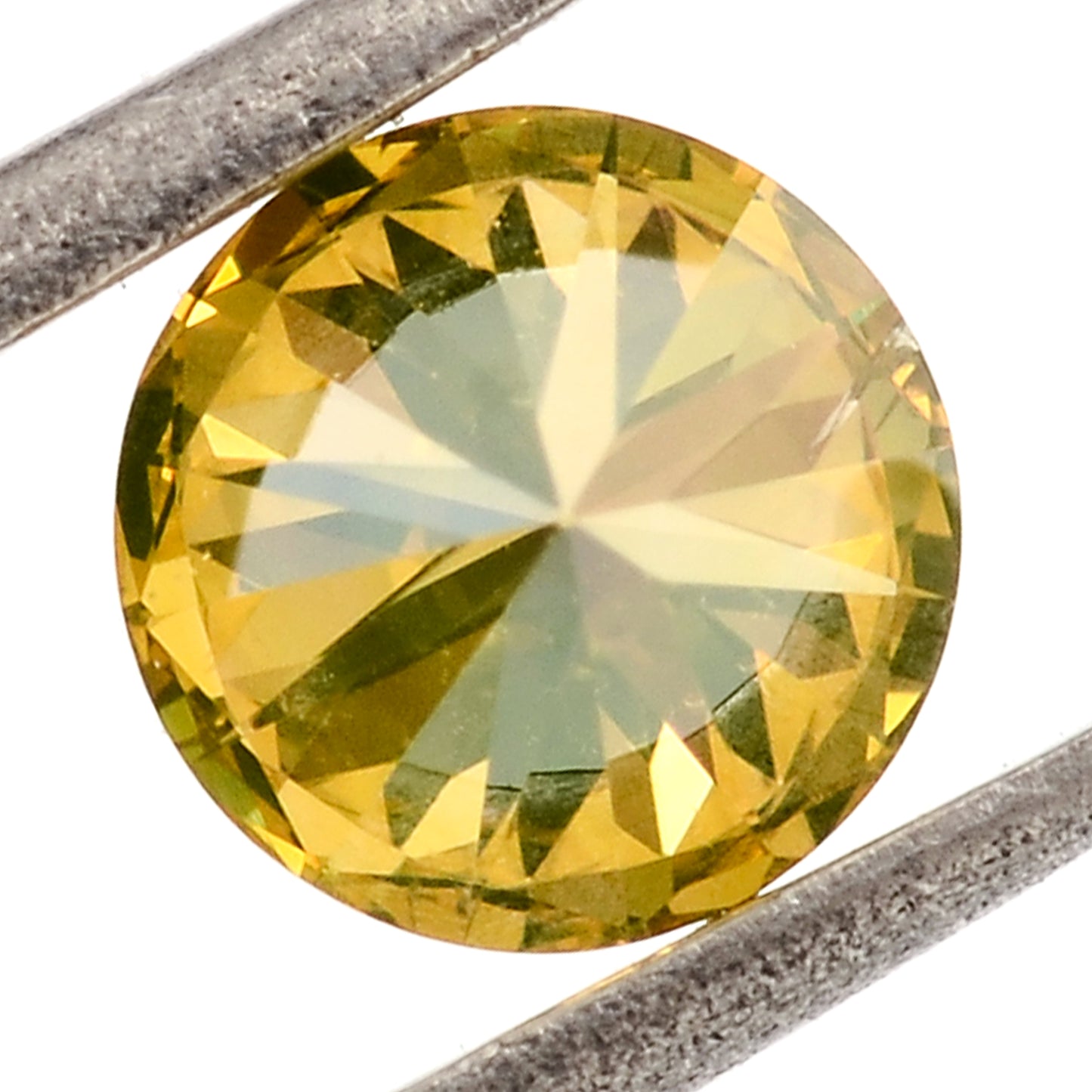 0.66 Yellow Diamond Round Loose Gemstone