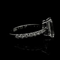 3.54 Carats Lab Grown Diamond 14K Gold Ring