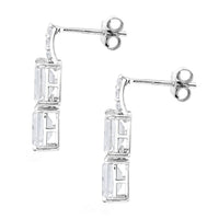 4.27 Carats Lab Grown Diamond 14K Gold Earrings