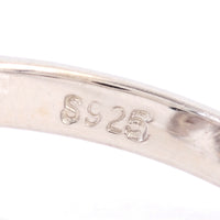 1.45 Ct Pearl Cz 925 Sterling Silver Ring