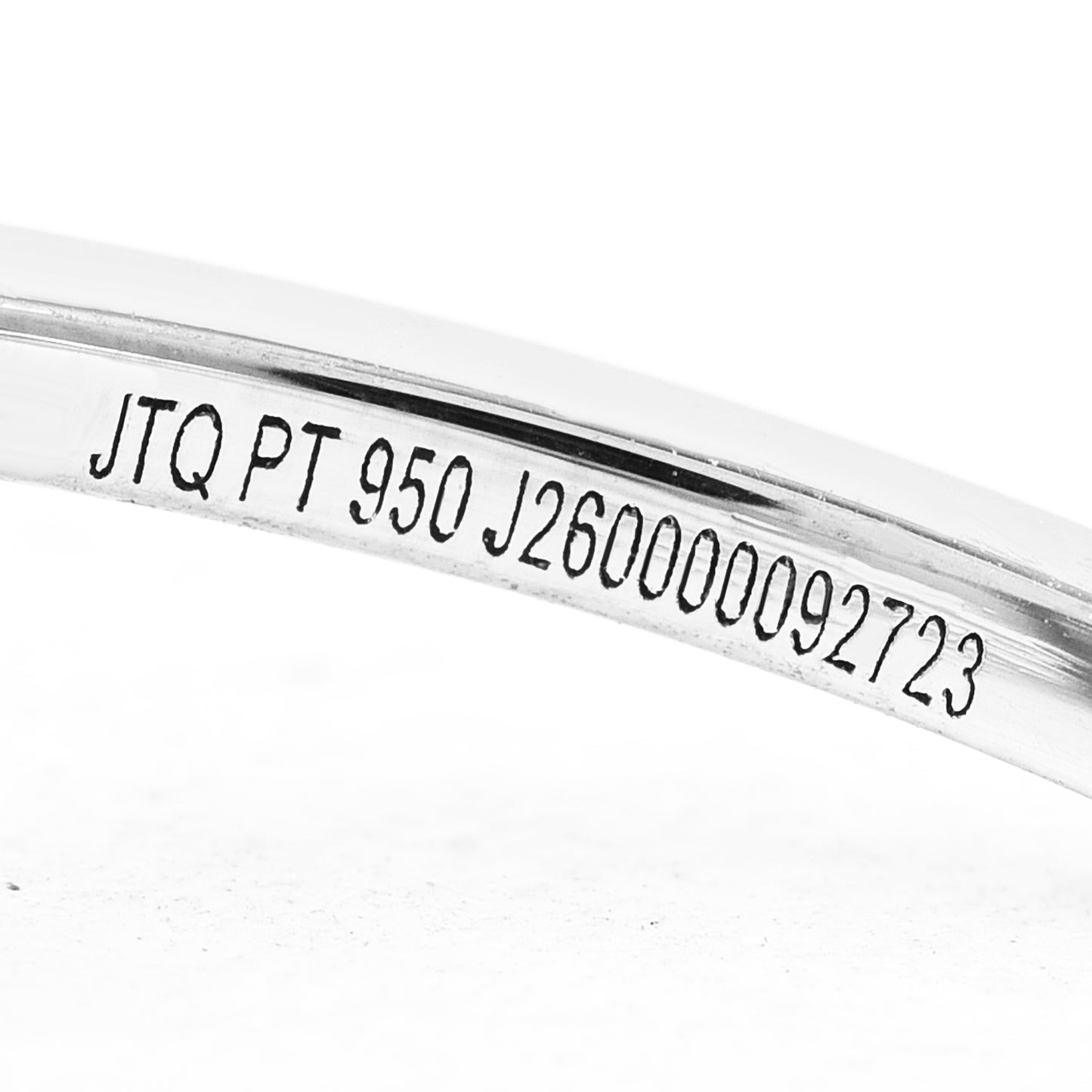 1.39 Ct Oval Sapphire 950 Platinum Ring