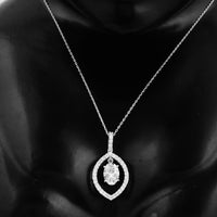 1.41 Carats Lab Grown Diamond 14K Gold Pendant
