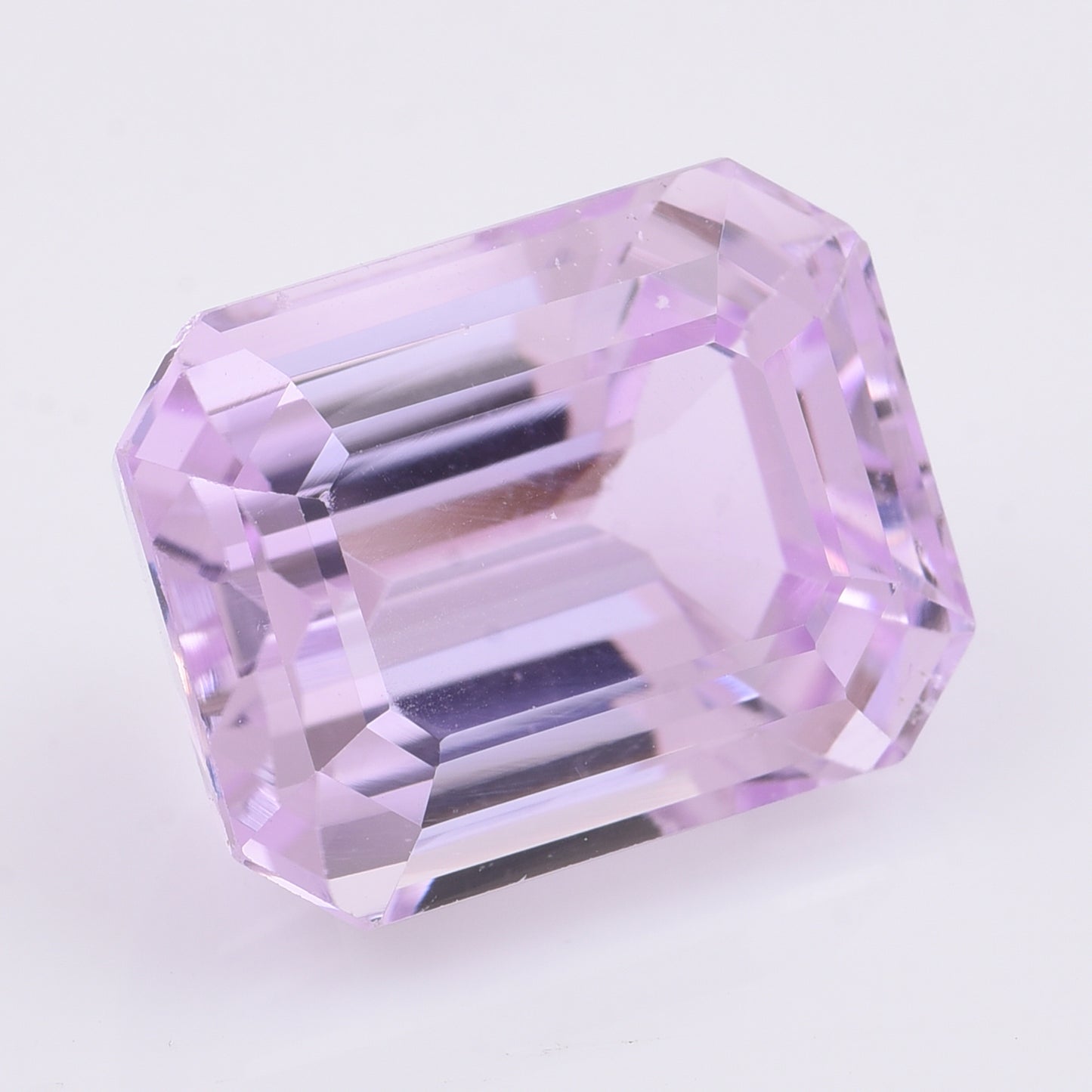 16.61 Natural Spodumene Kunzite Emerald Cut Gemstone
