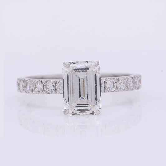 2.55 Carats Lab Grown Diamond 14K Gold Ring