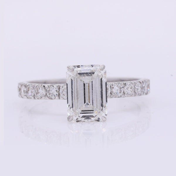 2.55 Carats Lab Grown Diamond 14K Gold Ring