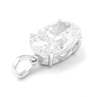 3.00 Carats Lab Grown Diamond 14K Gold Pendant