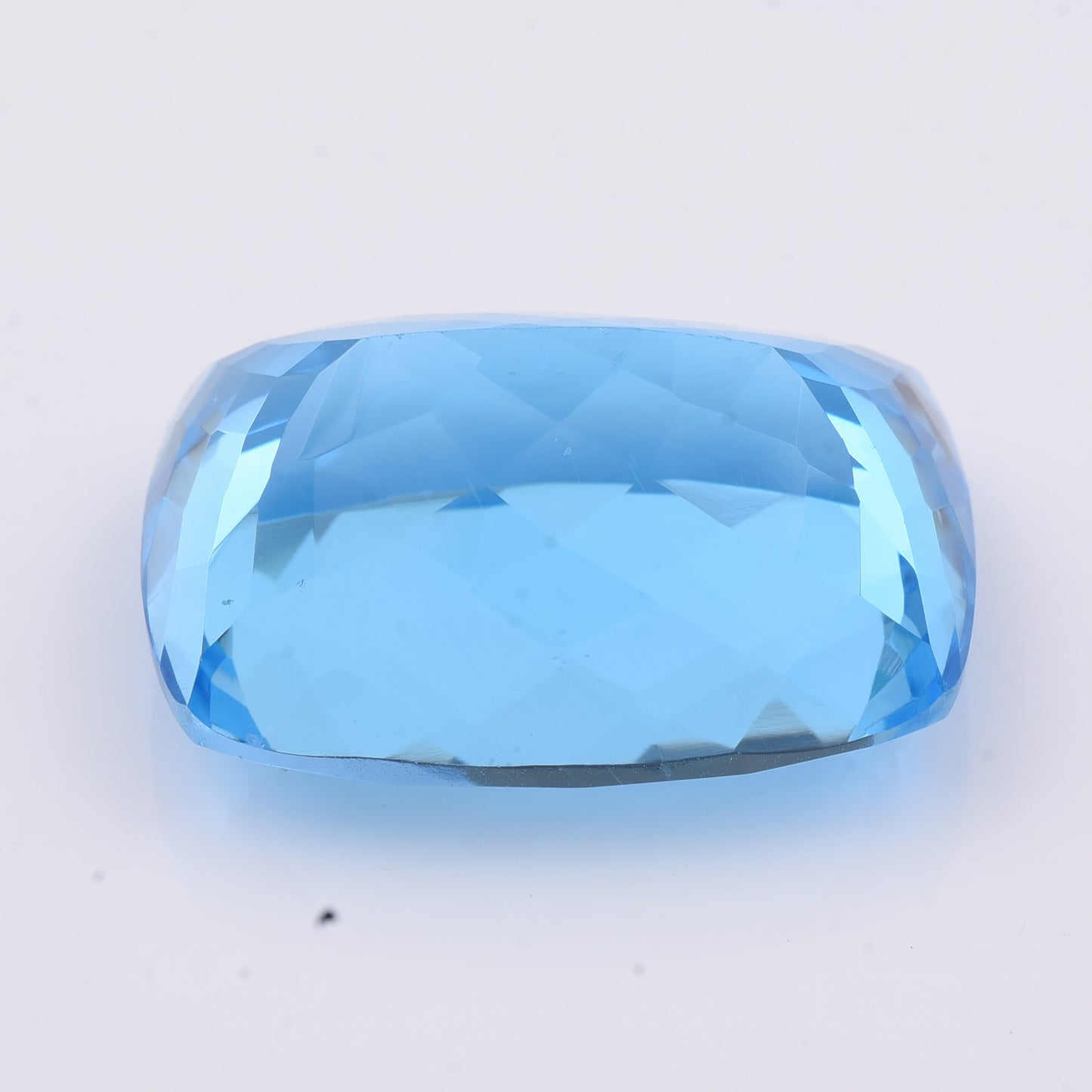 66.34 Natural Topaz Blue Topaz Rectangular Cushion Mixed Cut Gemstone