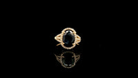 2.31 Ct Oval Natural Sapphire 14K Gold Ring