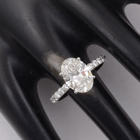 2.81 Carats Lab Grown Diamond 14K Gold Ring