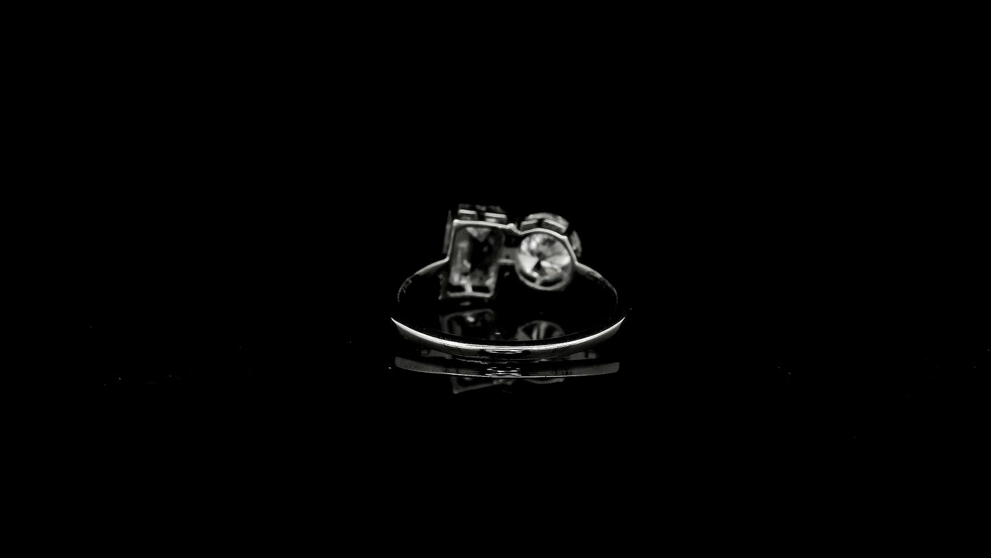 2.61 Carats Lab Grown Diamond 14K Gold Ring