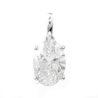 2.02 Carats Lab Grown Diamond 14K Gold Pendant