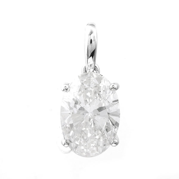 2.02 Carats Lab Grown Diamond 14K Gold Pendant