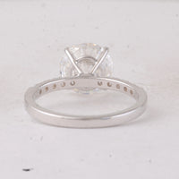 3.33 Carats Lab Grown Diamond 14K Gold Ring