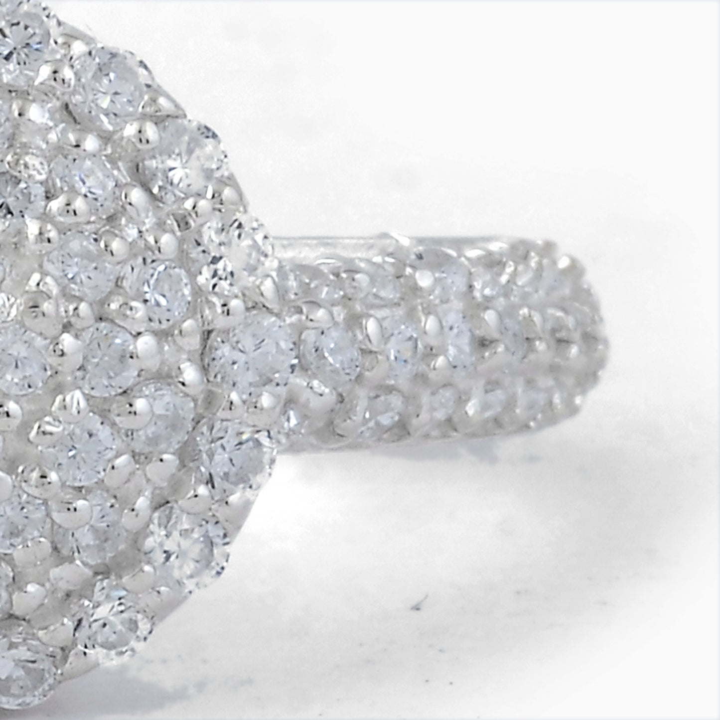 1.14 Ct Round Cubic Zirconia 925 Sterling Silver Ring