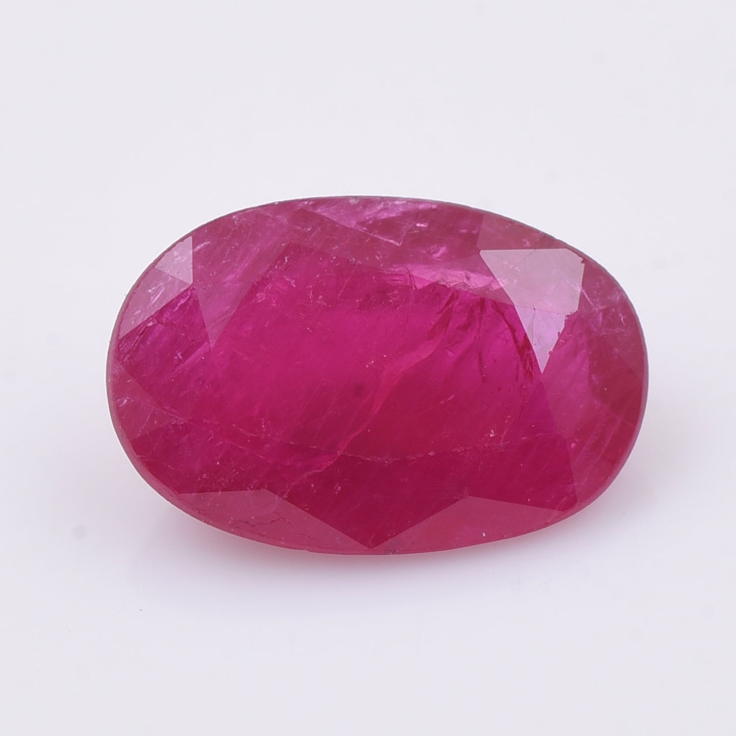 1.9 Natural Corundum Ruby Oval Mixed Cut Gemstone