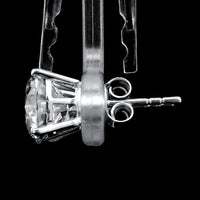 4.12 Carats Lab Grown Diamond 14K Gold Earrings