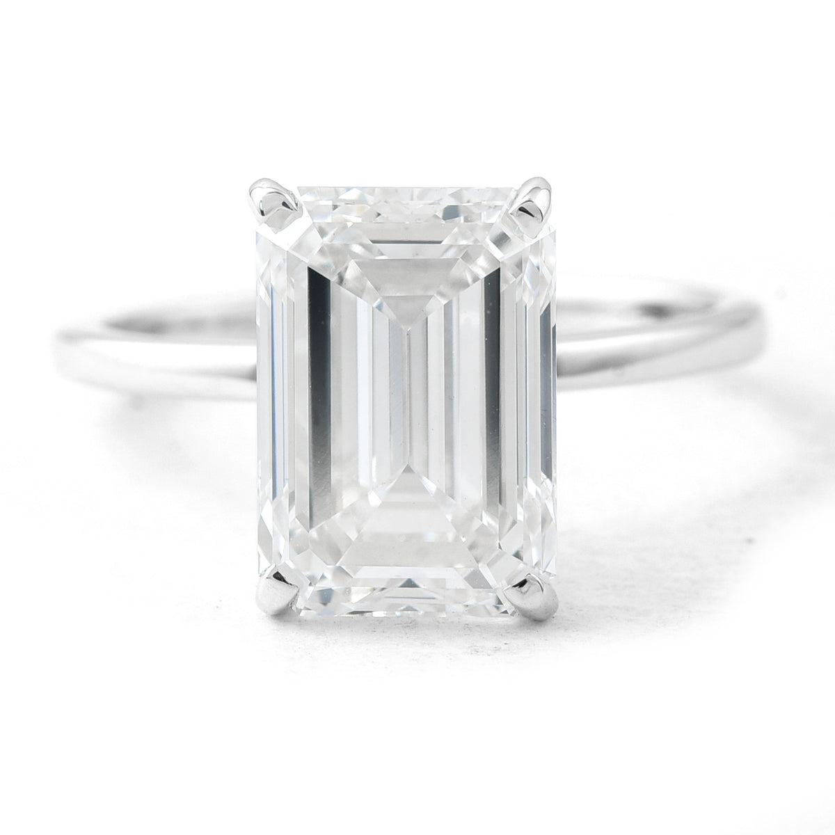 5.06 Carats Lab Grown Diamond 14K Gold Ring
