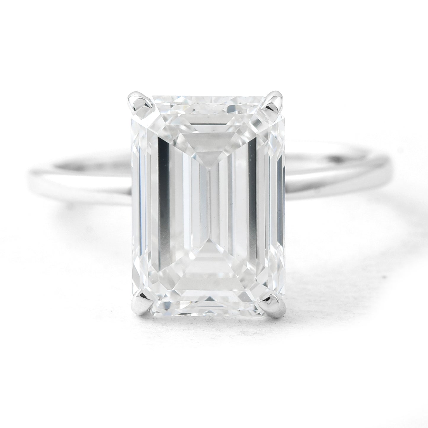 5.06 Carats Lab Grown Diamond 14K Gold Ring