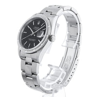 Rolex Oyster Perpetual Date 15210 Black Y-Serial Pre-Owned Men's