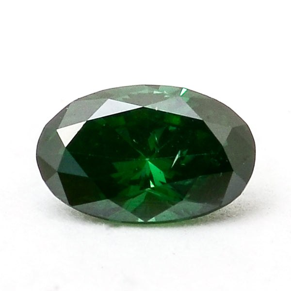 0.23 Green Diamond Oval Loose Diamond