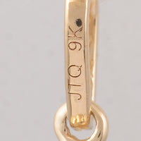 2.48 Ct Oval Sapphire 9K Gold Pendant