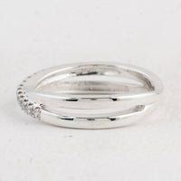 0.41 Ct Round Cubic Zirconia 925 Sterling Silver Ring