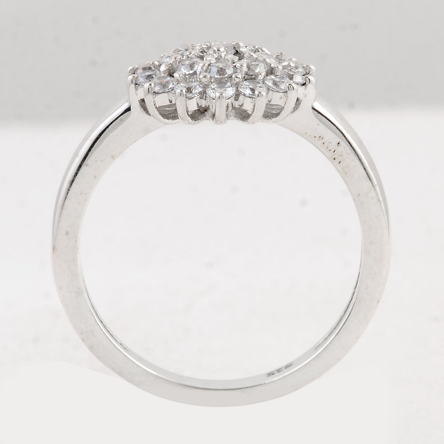 1.06 Ct Round Cubic Zirconia 925 Sterling Silver Ring