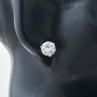 3.20 Carats Lab Grown Diamond 14K Gold Earrings