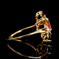 1.97 Ct Octagon Tourmaline 14K Gold Ring